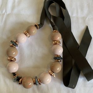Marc Jacobs large bead necklace.